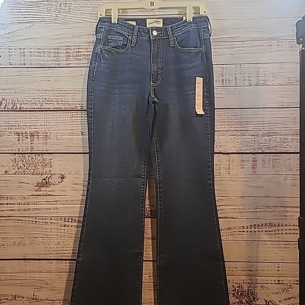 Universal thread high rise flare denim jeans